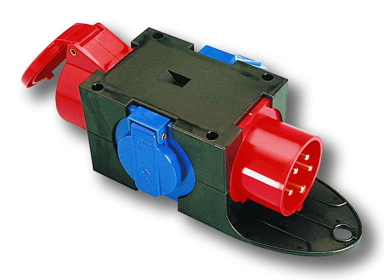 CEE forgrener 16A/400V IP44 (1+1+2DK jord 230V) (9437803)